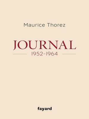 cover image of Journal 1952-1964